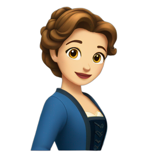 A TOK emoji of a belle
