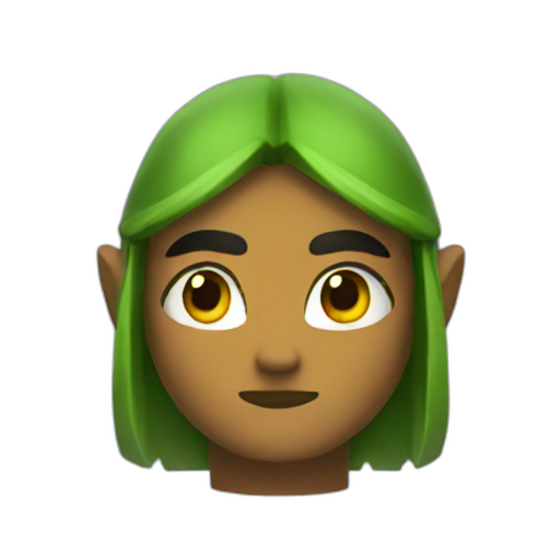 A TOK emoji of a zelda