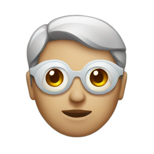A TOK emoji of a blind person