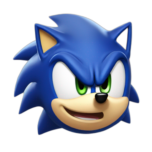 A TOK emoji of a sonic the hedgehog
