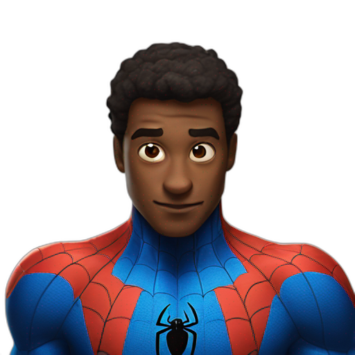 A TOK emoji of a spider man