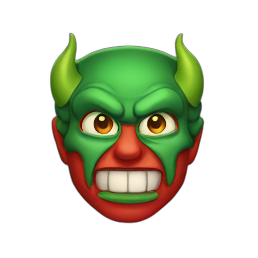 A TOK emoji of a diable