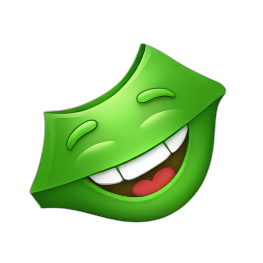 A TOK emoji of a money in mouth