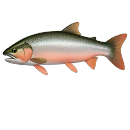 A TOK emoji of a salmon