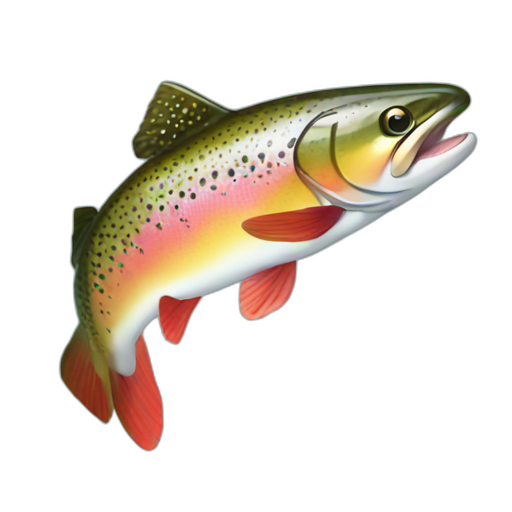 A TOK emoji of a trout