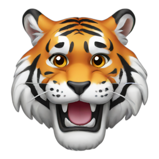 A TOK emoji of a tiger