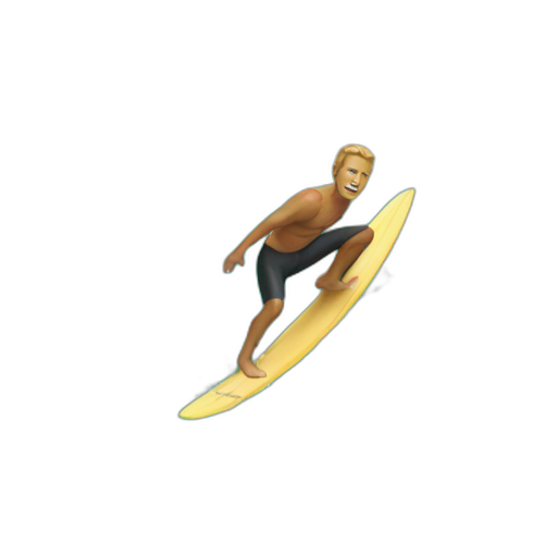 A TOK emoji of a surfer