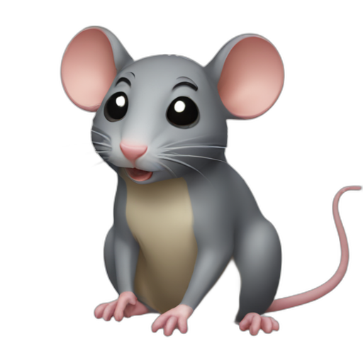 A TOK emoji of a rat