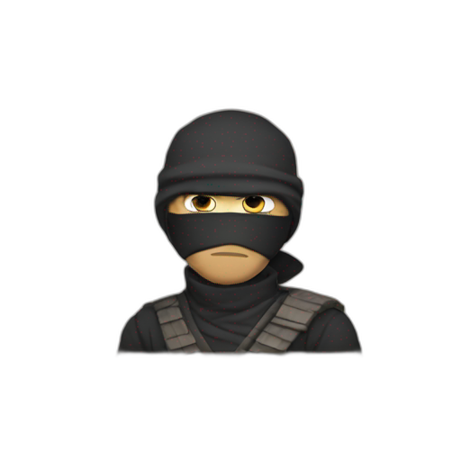 A TOK emoji of a ninja