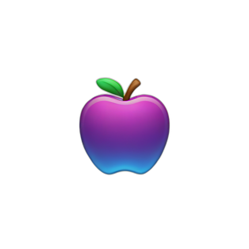 A TOK emoji of a logo apple