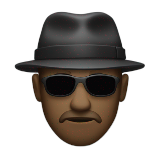 A TOK emoji of a emoji that is a bank robber