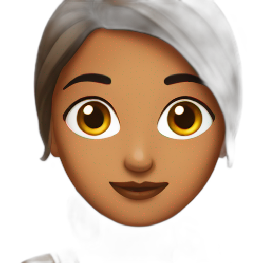 A TOK emoji of a desi girl